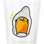 OFFICIAL Gudetama Lazy Egg Glass | Feat. Gudetama Laying Face Up | 16 Oz. Cup