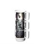 Star Wars 11-Oz Stacking Mugs - Princess Leia, Han Solo in Carbonite, and Lando
