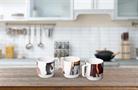 Star Wars 11-Oz Stacking Mugs - Princess Leia, Han Solo in Carbonite, and Lando