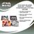 Star Wars Melamine Plate Set - 4 Pieces - Stormtrooper, Kylo Ren, and BB8