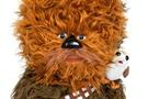Super-Deformed Star Wars 22â€ Chewbacca with Porg Talking Plush
