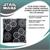 Star Wars Throw Pillow | Empire Imperial Symbol Cluster Design | 20 x 20 Inches