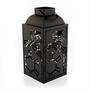 Star Wars Black Stamped Lantern | Empire Imperial Symbol | 14 Inches Tall