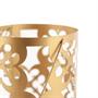 Star Wars Gold Stamped Lantern | Rebel Symbol Clusters | 11.5 Inches Tall