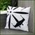 Star Wars White Throw Pillow | Black X-Wing Fighter Design | 25 x 25 Inches