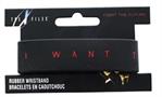 The X Files" I Want to Believe" Rubber Wristband