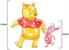 Disney Winnie the Pooh 57 Piece 3D Crystal Puzzle | Pooh and Piglet
