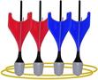Classic Lawn Darts Outdoor Family Game