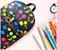 Disney Mickey Mouse Neon Heads 16 Inch Kids Backpack