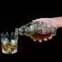 Hand Grenade 16oz Clear Glass Drink Decanter