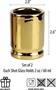 50 Caliber Bullet Casing 2oz Shot Glasses | Set of 2