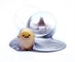 Gudetama The Lazy Egg Metallic Slime & Mini Figure | Grey