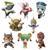 Tiger and Bunny Petite Trading Figure Single Random Box