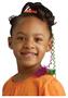 CURLY HAIR PIECES W/FEATHER (include 12 units)