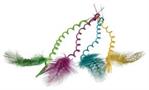 CURLY HAIR PIECES W/FEATHER (include 12 units)