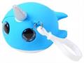 SQUISHY NARWHAL W/GLITTER EYES (include 12 units)