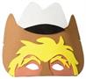 Cowboy Foam Masks (Include 12 Units)
