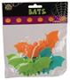 Halloween Plastic Bats/6-Pc (Include 6 Units)