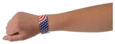 Patriotic Slap Bracelets/6-Pc (Include 6 Units)