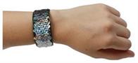 Rainbow Sequin Slap Bracelet/24-Pc (Include 24 Units)