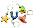 Western Rubber Keychains (Include 12 Units)