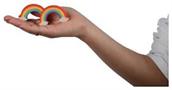 Rainbow Erasers/12-Pc (Include 12 Units)