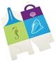 Mermaid Cupcake Boxes (Include 12 Units)