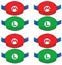 Super Mario Bros. Paper Party Hats, 8 Pack