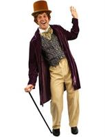Willy Wonka Classic Chocolate Man Adult Costume, Standard