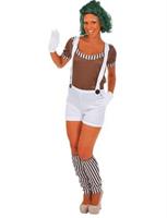 Chocolate Worker/Oompa Loompa Women's Costume