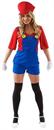 Female Super Plumber/ Mario Adult Costume