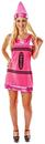 Women's Pink Crayon Costume Dress