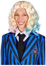 Wednesday Inspired Gothic Girls Friend Blonde Adult Costume Wig
