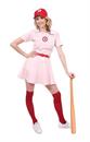 Rockford Peaches Women&#39;s Costume Baseball Uniform