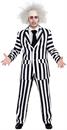 Black & White Striped Suit Adult Costume