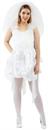 80's Bride White Wedding Dress Adult Costume