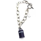 Dr. Who TARDIS Charm Bracelet with Toggle Clasp