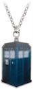 Dr. Who Photo Printed Stamp Cut Tardis Necklace