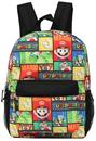 Super Mario Square Block Print 16 Inch Backpack