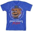 Five Nights at Freddy's "Pizza" Boy's Blue T-Shirt