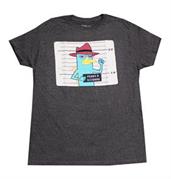 Phineas and Ferb Perry Platypus Adult Grey T-Shirt