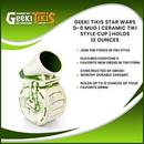 Geeki Tikis Star Wars D-0 Mug | Ceramic Tiki Style Cup | Holds 12 Ounces