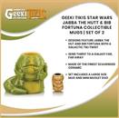 Geeki Tikis Star Wars Jabba The Hutt & Bib Fortuna Collectible Mugs | Set Of 2