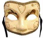 Golden Lady Eye Venetian, Masquerade, Mardi Gras Mask