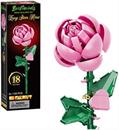Bricktanicals Long Stem Pink Rose 102 Pieces Building Set