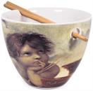 Bowl Bop Cherub Fine Art Japanese Dinner Set | 16-Ounce Ramen Bowl, Chopsticks