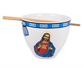 Bowl Bop Can I Get A Ramen? Japanese Dinnerware Set | 16-Ounce Bowl, Chopsticks
