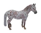 Breyer 1:18 CollectA Model Horse: Chestnut Leopard British Spotted Pony Mare