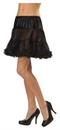 Ruffled Costume Pettiskirt Adult: Black
