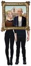 American Gothic Mock Painting Adult Costume | One Size Fits Most